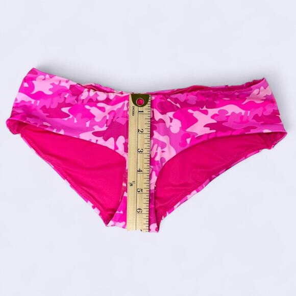 SKIMS Pink Camo Cheeky Bikini Bottoms Size XS NWT | Y2K Swim Coquette‎ Trendy - Picture 7 of 7